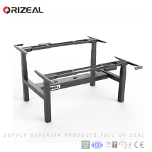 June promotion Orizeal Adjustable height Modern two Person Office Desk sit Standing Desk